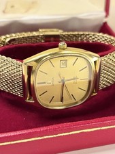 OMEGA De Ville *+BOX&PAPERS* Vintage 1970’s Men’s Date Gold Watch - 192.0034