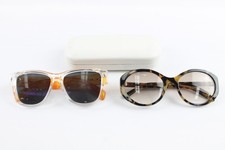 Designer Sunglasses Marc Jacobs Tortoiseshell Effect Cased & Moscot Loose