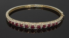 9 Carat Yellow Gold Ruby and