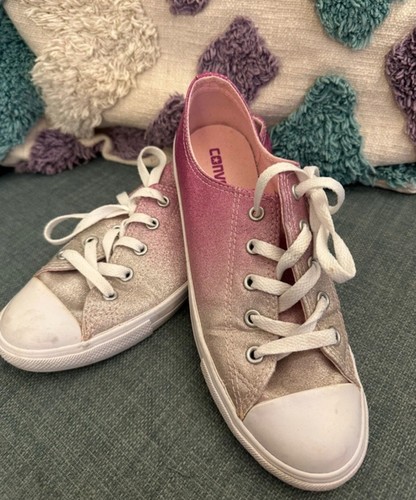 Pink and white - pink, glitter