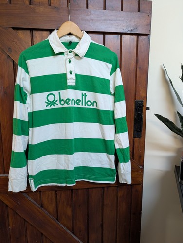 Benetton vintage rugby polo - benetton,