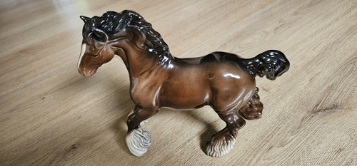 Beswick cantering shire horse - beswick,