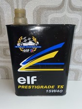 Vintage Oil Can ELF World Champion Renault TS 15W40