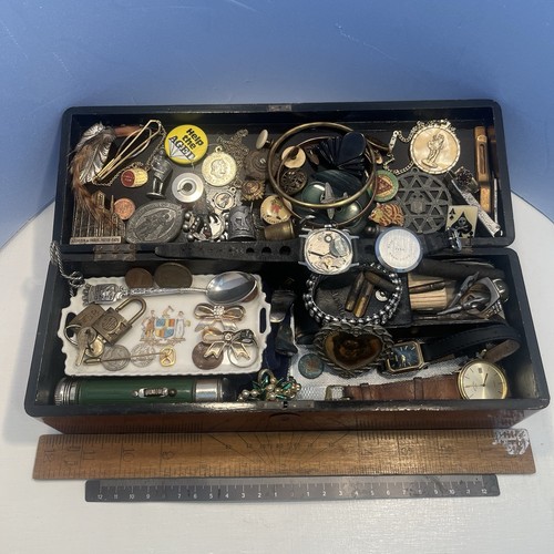 Joblot box random antique - joblot, of
