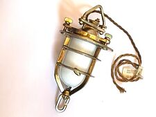 antique brass ship light