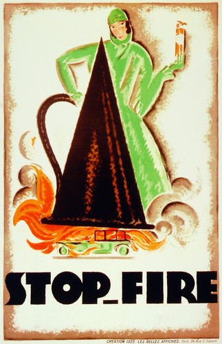 Stop fire decorative - stop,