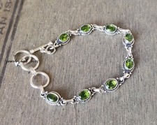Natural Peridot 925 Sterling