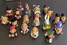 Thimbles  Warwick Pewter Character England  Lot 20 Vtg