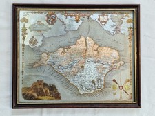 Vintage framed ISLE OF WIGHT