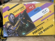 Portable 15.6in LCD Monitor, 1920 x 1080 Pixels
