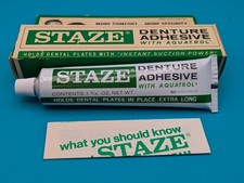 Vintage STAZE Denture Adhesive