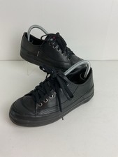 Fitflop Supertone Leather Trainers Triple Black Womens UK 5 Wobbleboard