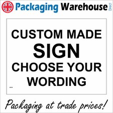CC003A CUSTOM MADE SIGN CHOOSE YOUR WORDING BESPOKE CHOICE PERSONALISED