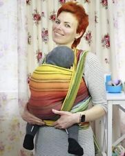 Girasol Babysling Wrap Carrier Chameleon Multicolour Rainbow Print Size 5 4.2m
