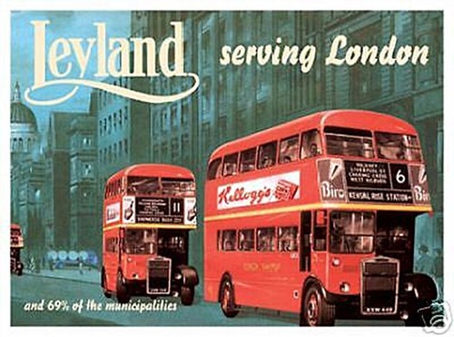 Leyland london bus steel - leyland,