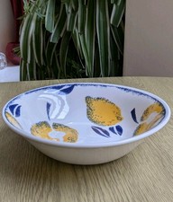 Royal Wessex cereal/dessert bowls 6"/15cm Lemons fruit superb condition 
