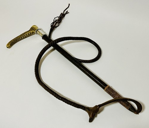 Antique carved antler silver - antique,