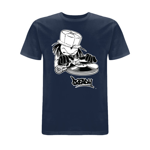 Dready 90s t shirt - b&w,