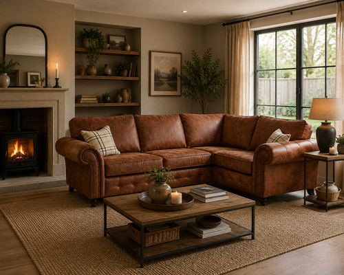 Tan brown traditional fabric - brown,
