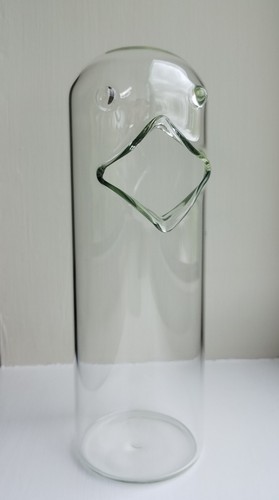 Vintage glass bird penguin - glass,