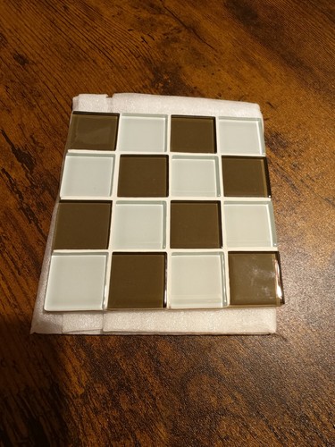 Brown and olive - brown,