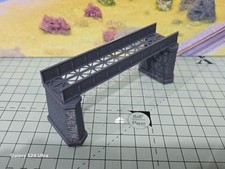 Z Gauge Single Track Iron Girder Bridge Model Railway Train Layout 1:220 Scale
