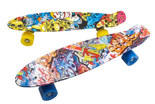 Graffiti design penny board - graffiti,