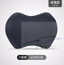 Black Leather Car Seat Neck