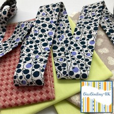 30mm & 25 mm Berry Flowers Handmade Bias Binding Tape LAWN Fabric