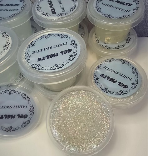 Glitter gel wax - , in