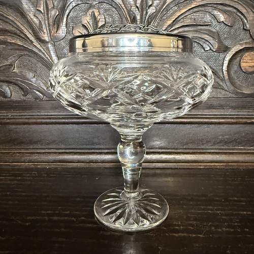 Rose bowl tall crystal - tall,