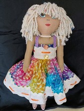 Handmade rag doll - handmade, 15”