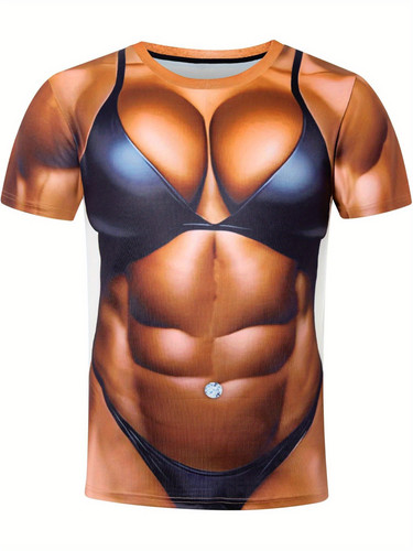 Funny hairy chest - hairy, shirt