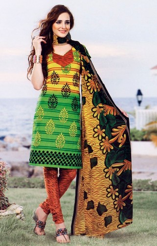 Yelo grn printed cotton indian - yelo-grn,