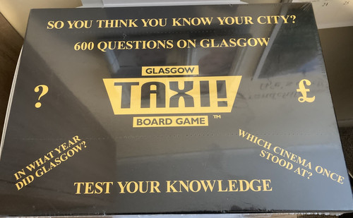 Glasgow taxi board - glasgow, game