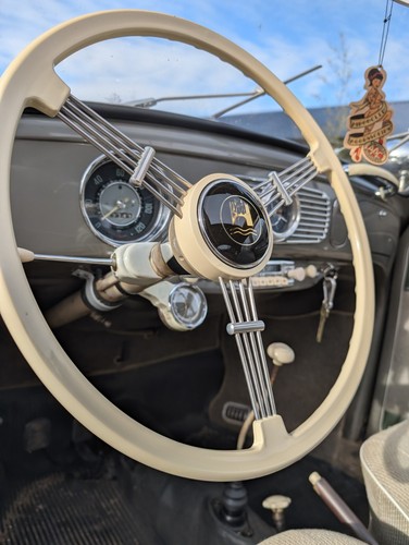 Banjo steering wheel - steering, ivory