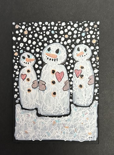 Aceo original miniature - original,