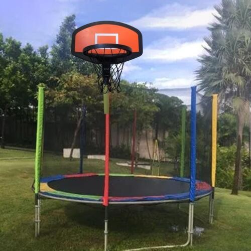 Trampoline basketball hoop - basketball,