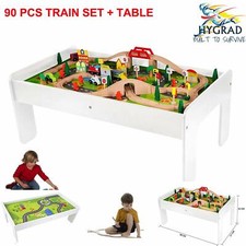 Kids Wooden Train And Track