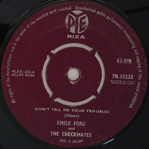 Emile ford the checkmates - emile, &