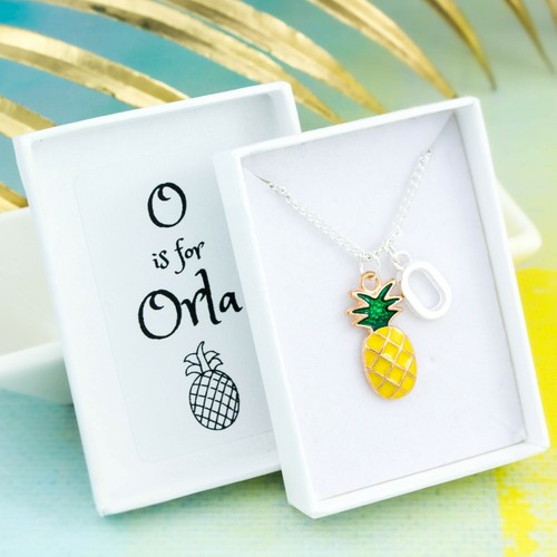 Pineapple necklace - pineapple,