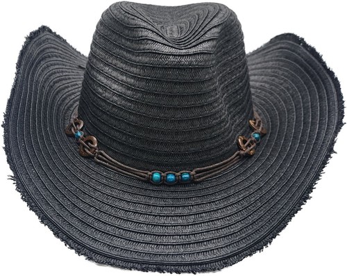Men straw cowboy - men's, hat