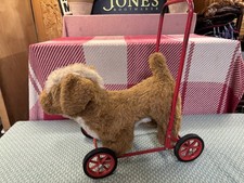  Dean’s / Gwentoy  Toys Vintage Push Along Dog On Wheels.