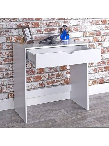 White wooden dressing table - dressing,