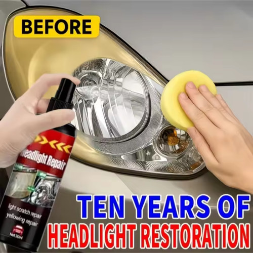 Headlight restorer liquid car - headlight,