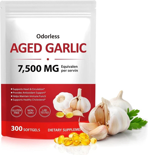 Odorless garlic 7500mg per - odorless,
