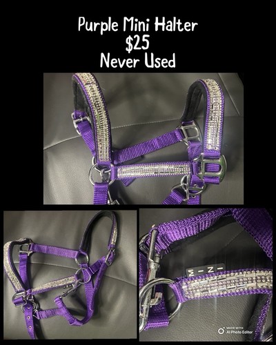 Purple nylon western - purple,