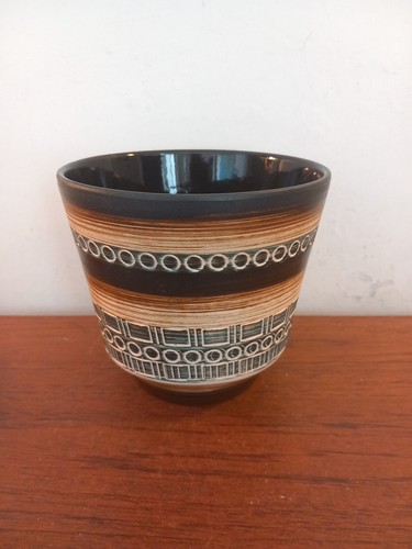 Mid century pottery plant - mid-century,