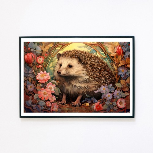 Hedgehog flowers botanical - hedgehog,
