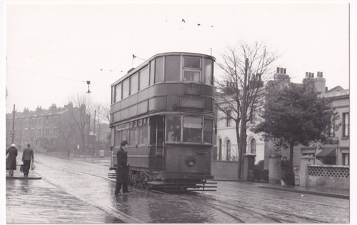 Vintage london transport tram - transport,